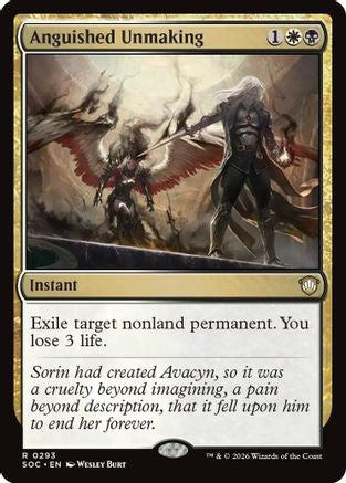 Anguished Unmaking (293) - Commander: Secrets of Strixhaven