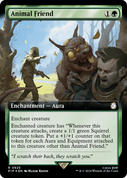 Animal Friend (Extended Art) (925) Surge Foil - Fallout