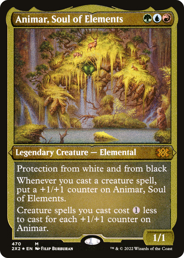 Animar, Soul of Elements (470) Etched Foil - Double Masters 2022