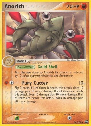 Anorith (26) Reverse Holofoil - Power Keepers