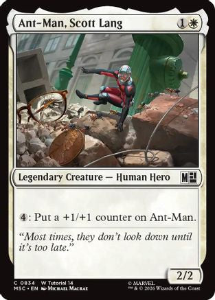 Ant-Man, Scott Lang (834) - Commander: Marvel Super Heroes