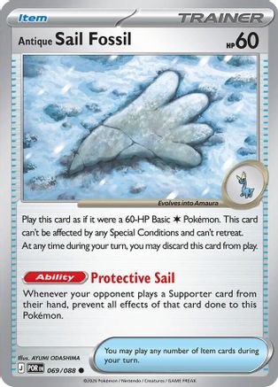 Antique Sail Fossil (69) - Perfect Order