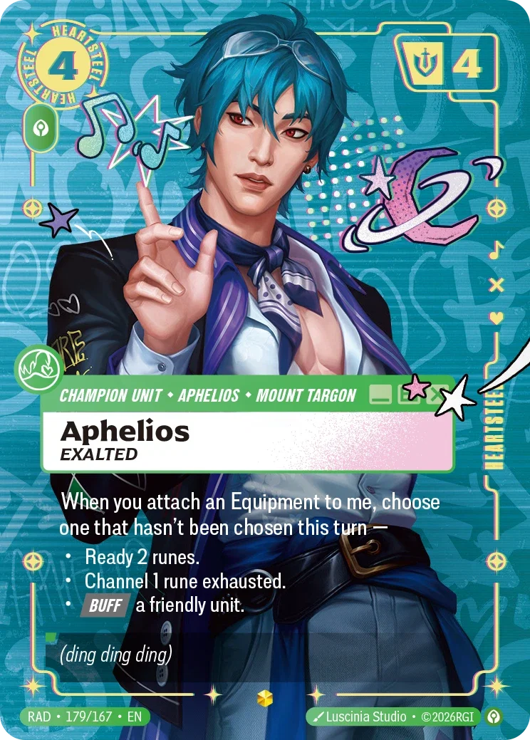 Aphelios, Exalted (Overnumbered) (179) Foil - Radiance