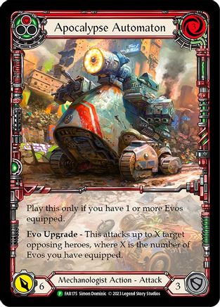Apocalypse Automaton (Extended Art) (FAB175) Cold Foil - Flesh and Blood: Promo Cards