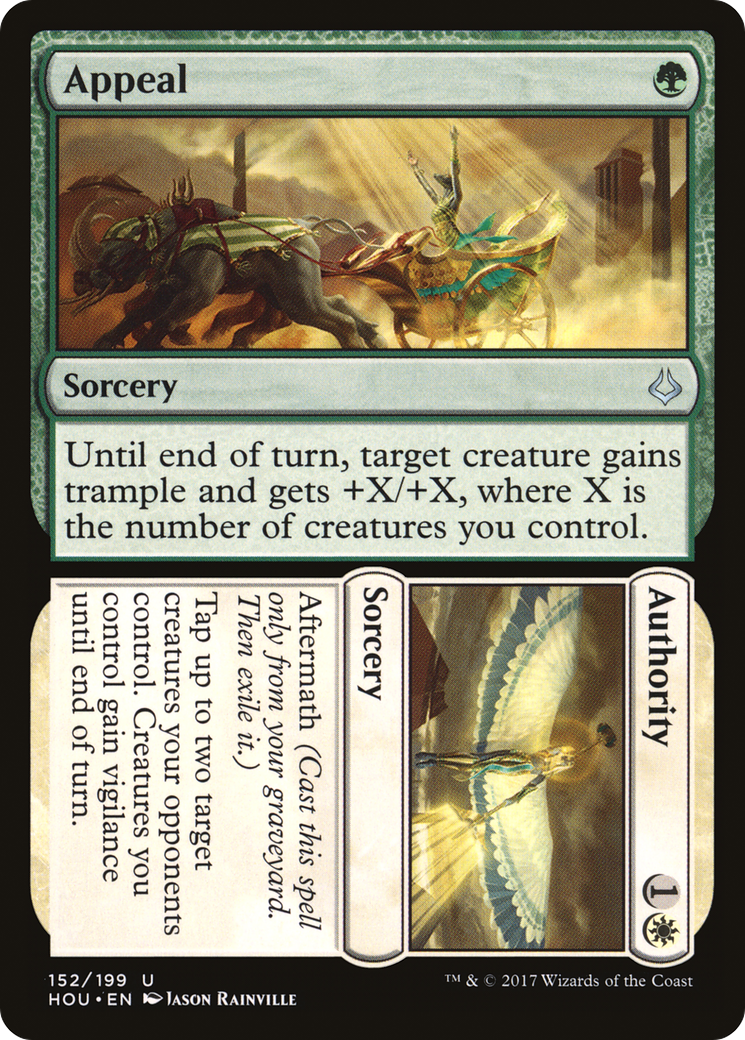 Appeal // Authority (152) - Hour of Devastation Foil