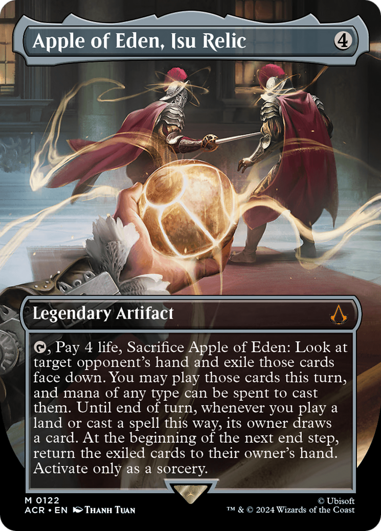 Apple of Eden, Isu Relic (Borderless) (122) Foil - Assassin's Creed