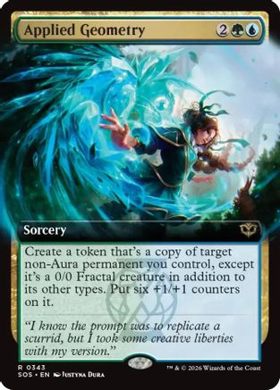 Applied Geometry (Extended Art) (343) - Secrets of Strixhaven