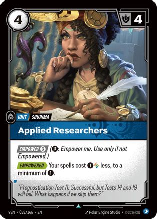 Applied Researchers (055) Foil - Vendetta