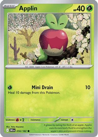 Applin (16) Reverse Holofoil - Destined Rivals