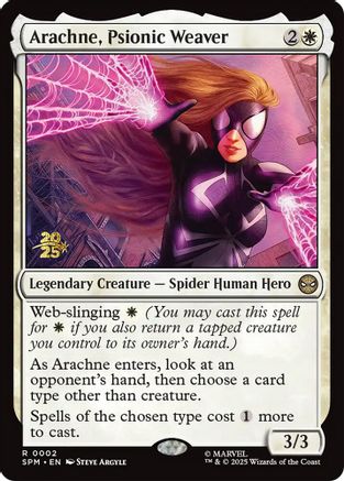 Arachne, Psionic Weaver (Prerelease) (002) Foil - Marvel's Spider-Man