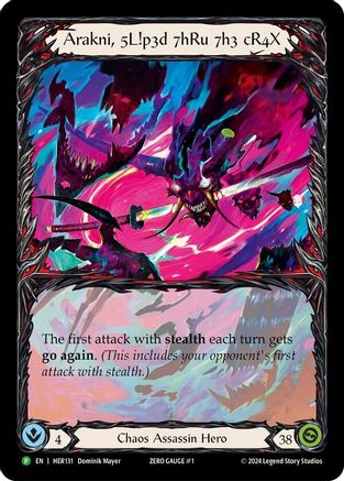 Arakni, 5L!p3d 7hRu 73h cR4X (HER131) Rainbow Foil - Flesh and Blood: Promo Cards