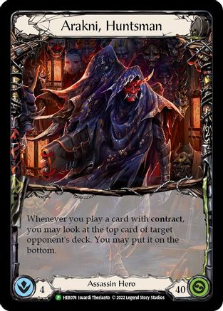 Arakni, Huntsman (HER074) Cold Foil - Flesh and Blood: Promo Cards