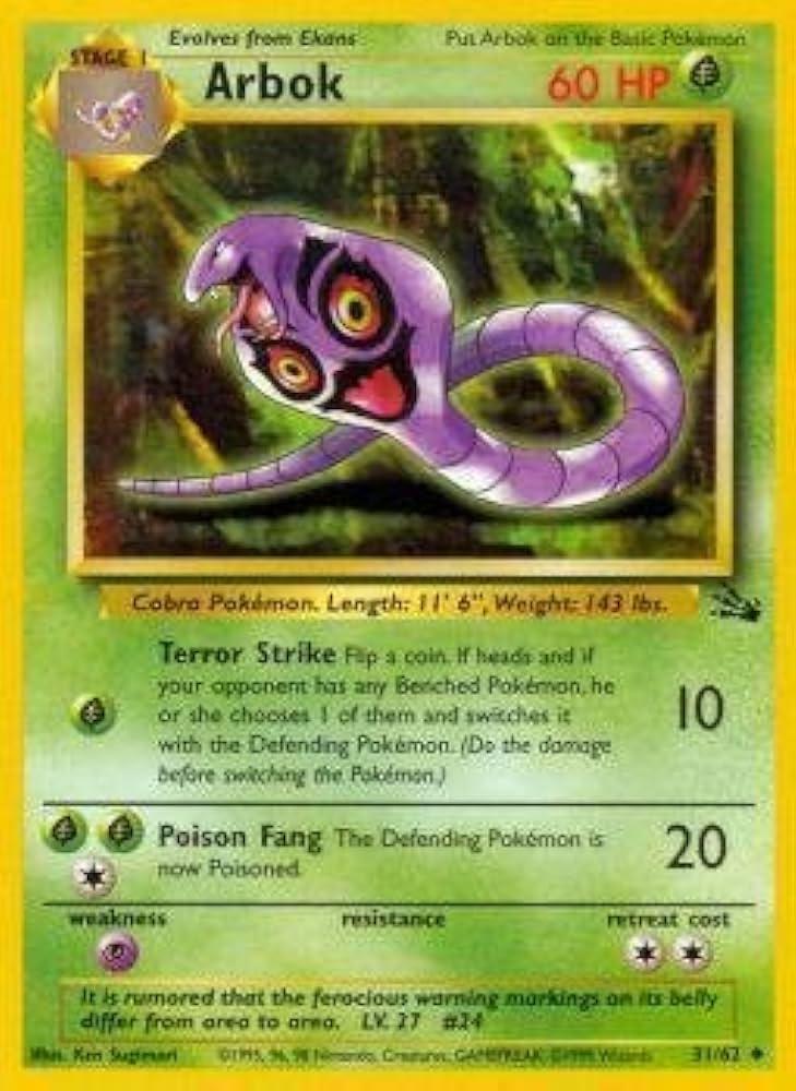 Arbok (31) (Unlimited) - Fossil