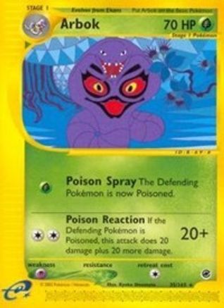 Arbok (35) Reverse Holofoil - Expedition