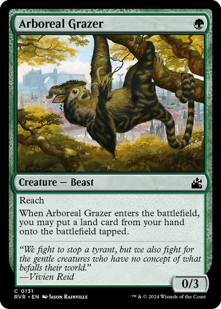 Arboreal Grazer (131) Foil - Ravnica Remastered