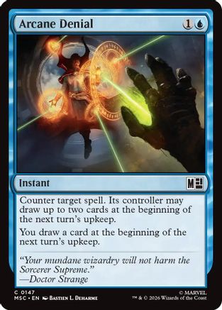 Arcane Denial (147) Surge Foil - Commander: Marvel Super Heroes