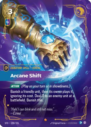 Arcane Shift (200) Foil - Spiritforged