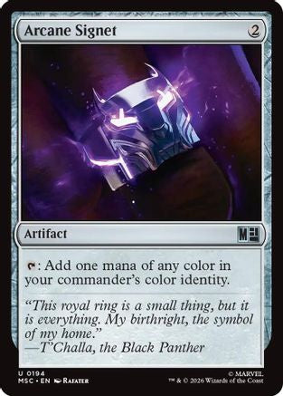 Arcane Signet (194) - Commander: Marvel Super Heroes