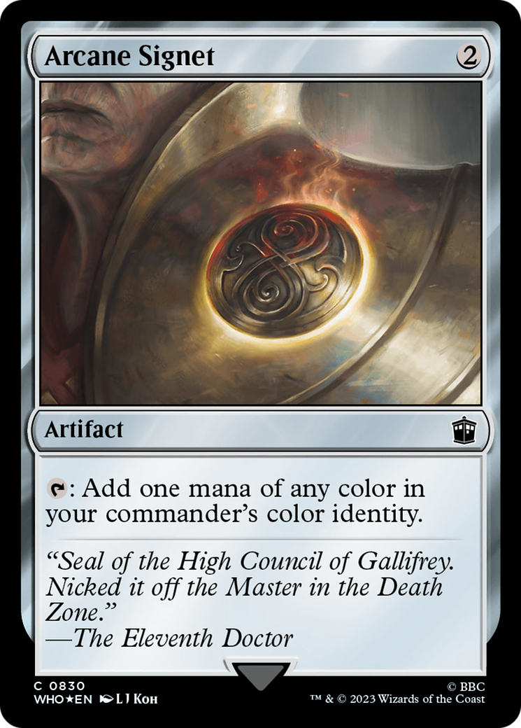 Arcane Signet (830) Surge Foil - Doctor Who