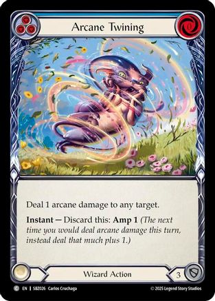 Arcane Twining (Blue) (SBZ026) - Silver Age