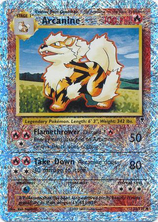 Arcanine (36) Reverse Holofoil - Legendary Collection