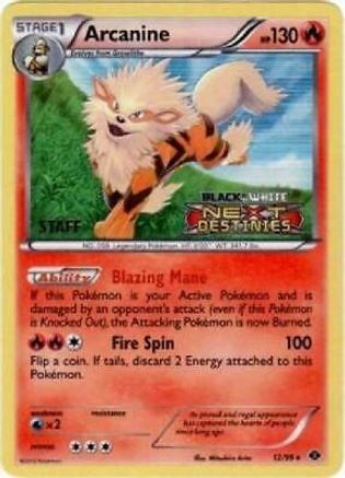 Arcanine (Prerelease) [Staff] (12) Holofoil - Black Star Promos