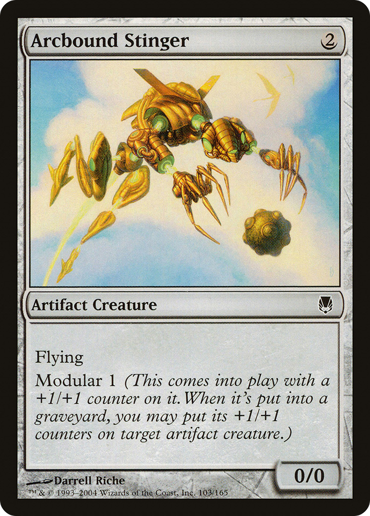Arcbound Stinger (103) Foil - Darksteel
