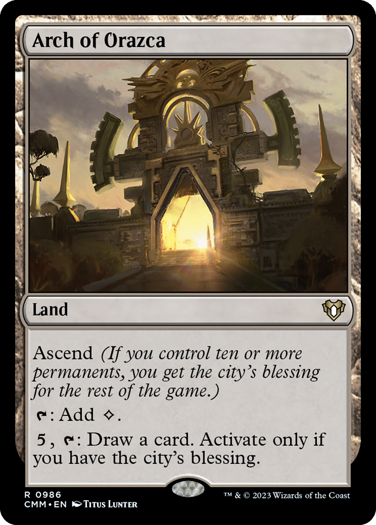 Arch of Orazca (986) - Commander Masters