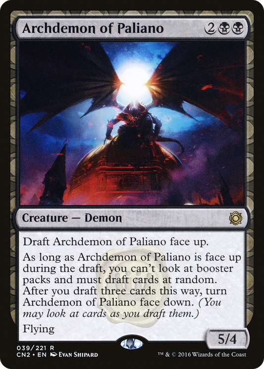 Archdemon of Paliano (039) Foil - Conspiracy: Take the Crown