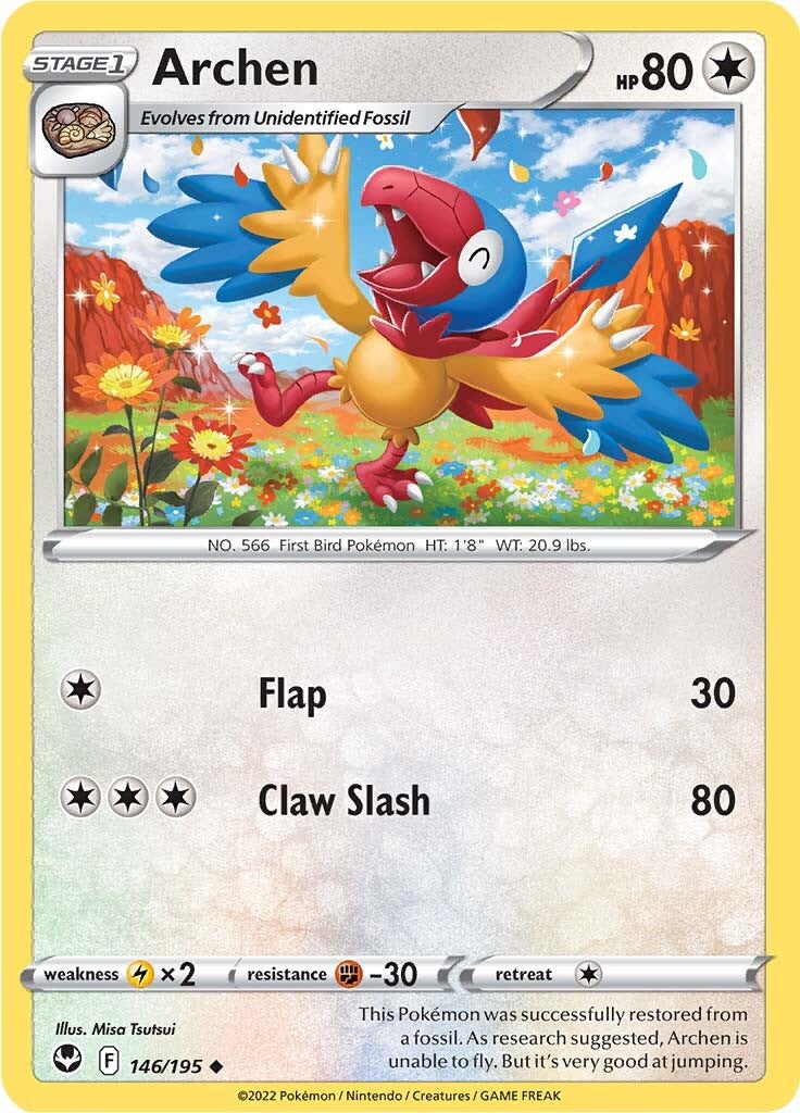 Archen (146) Reverse Holofoil - Silver Tempest