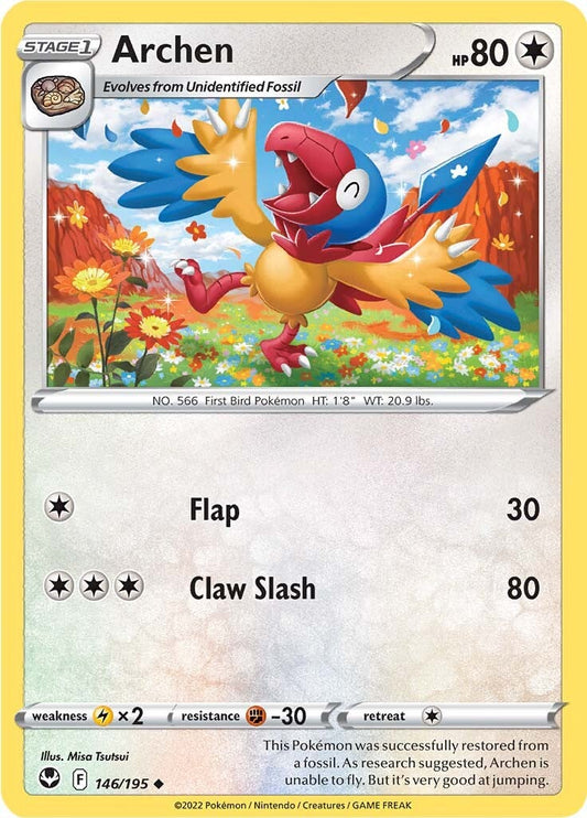 Archen (146) Reverse Holofoil - Silver Tempest