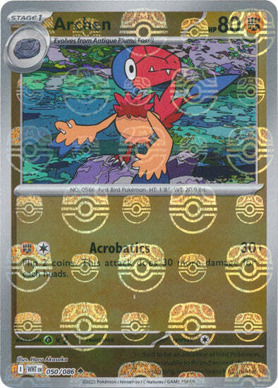 Archen (Master Ball Pattern) (50) Reverse Holofoil - White Flare
