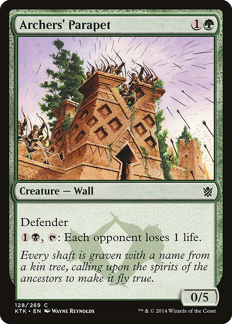 Archers' Parapet (128) Foil - Khans of Tarkir