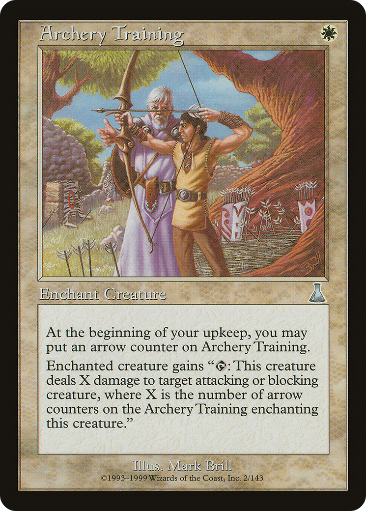 Archery Training (002) Foil - Urza's Destiny