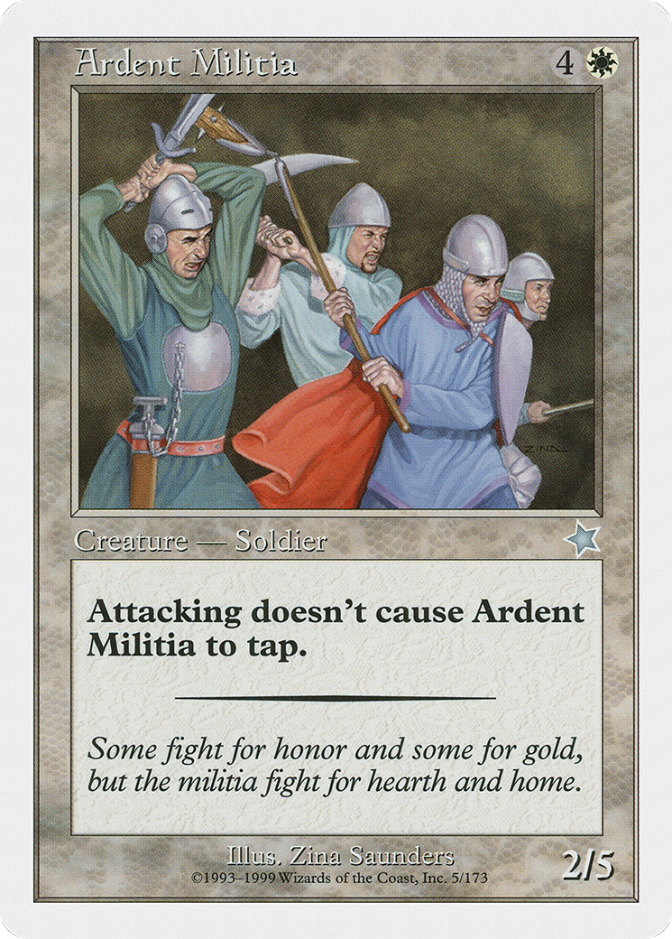 Ardent Militia (005) - Starter 1999