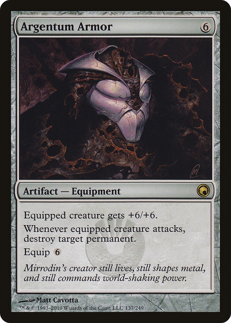Argentum Armor (137) Foil - Scars of Mirrodin
