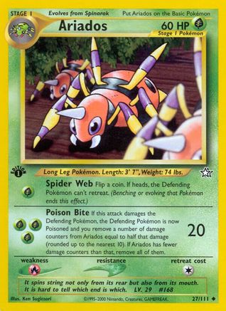 Ariados (27) (1st Edition) - Neo Genesis