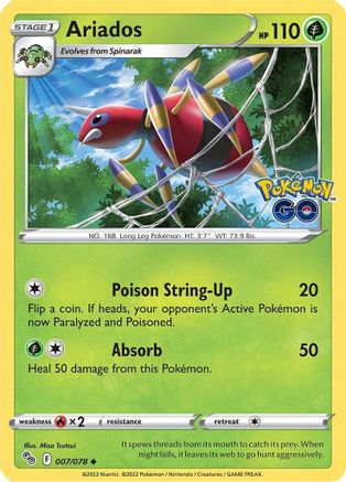 Ariados (7) Reverse Holofoil - Pokemon GO
