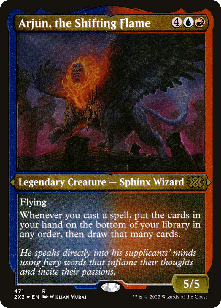 Arjun, the Shifting Flame (471) Etched Foil - Double Masters 2022