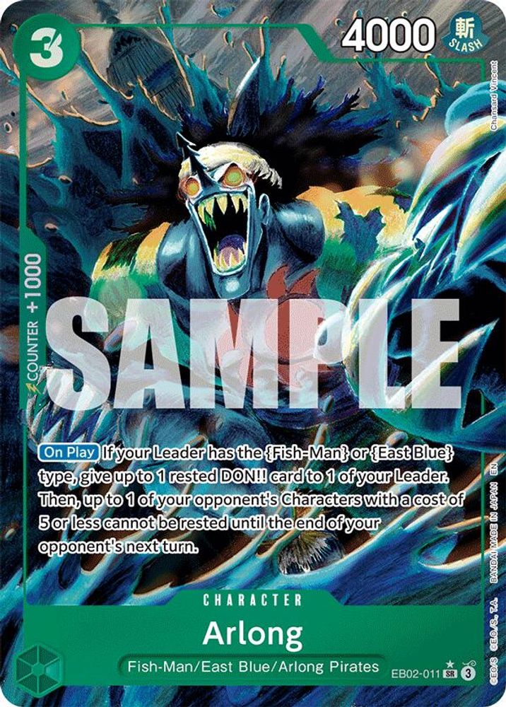 Arlong (Alternate Art) (EB02-011) Foil