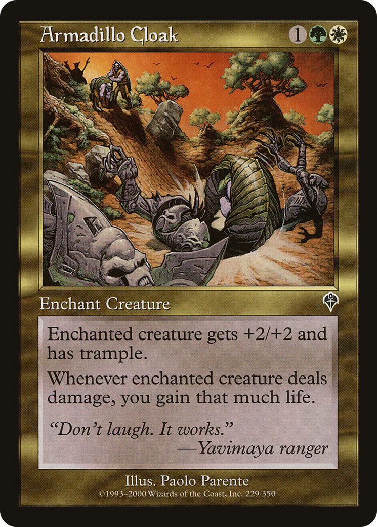 Armadillo Cloak (229) Foil - Invasion