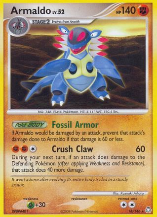 Armaldo (18) Reverse Holofoil - Legends Awakened