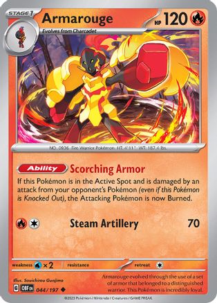 Armarouge (44) Reverse Holofoil - Obsidian Flames