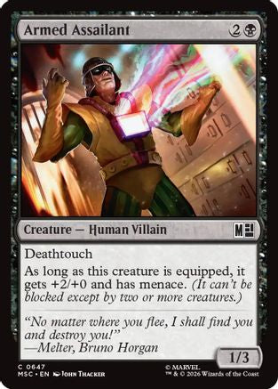 Armed Assailant (647) Foil - Commander: Marvel Super Heroes