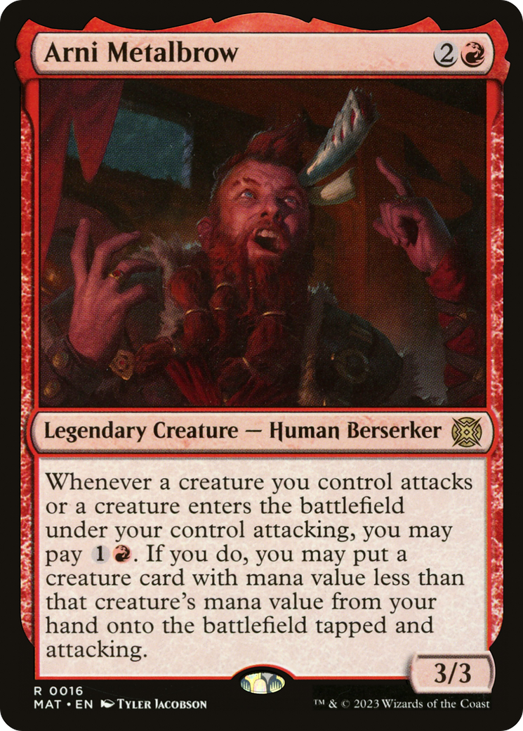 Arni Metalbrow (016) - March of the Machine: The Aftermath Foil