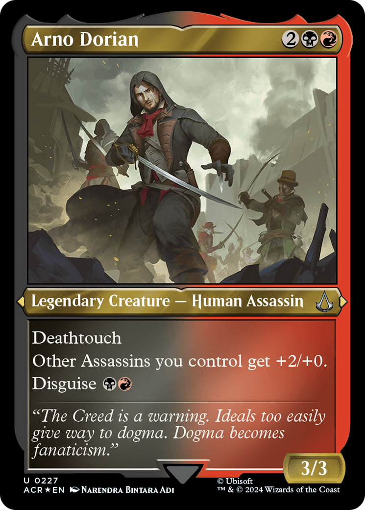 Arno Dorian (227) Etched Foil - Assassin's Creed