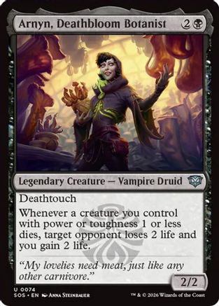 Arnyn, Deathbloom Botanist (074) Foil - Secrets of Strixhaven