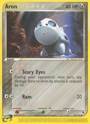 Aron (49) Reverse Holofoil - Ruby and Sapphire