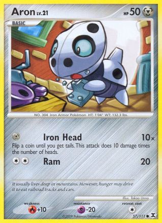 Aron (57) Reverse Holofoil - Rising Rivals
