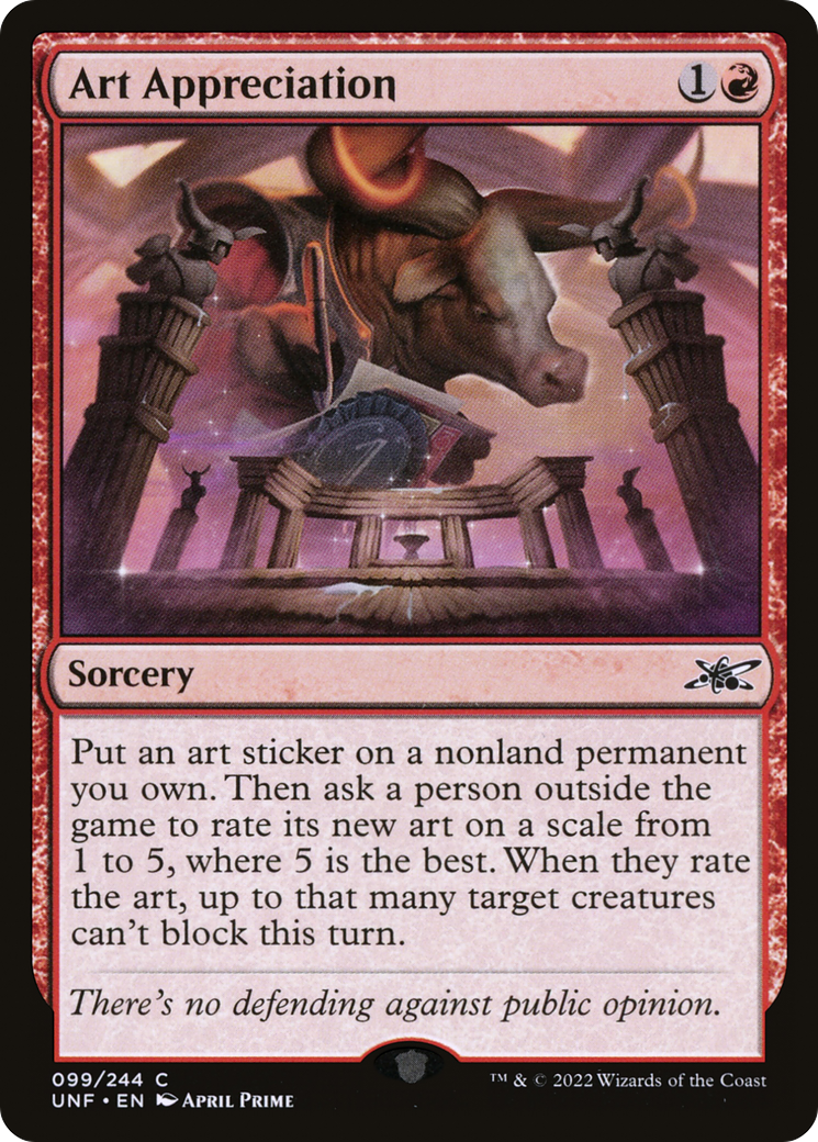Art Appreciation (099) - Unfinity Foil